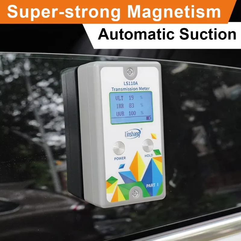 LS110A 940nm IR 분할 태양광 UV 테스터 틴트 미터 가시광선 투과율 감지 윈도우 틴트 미터