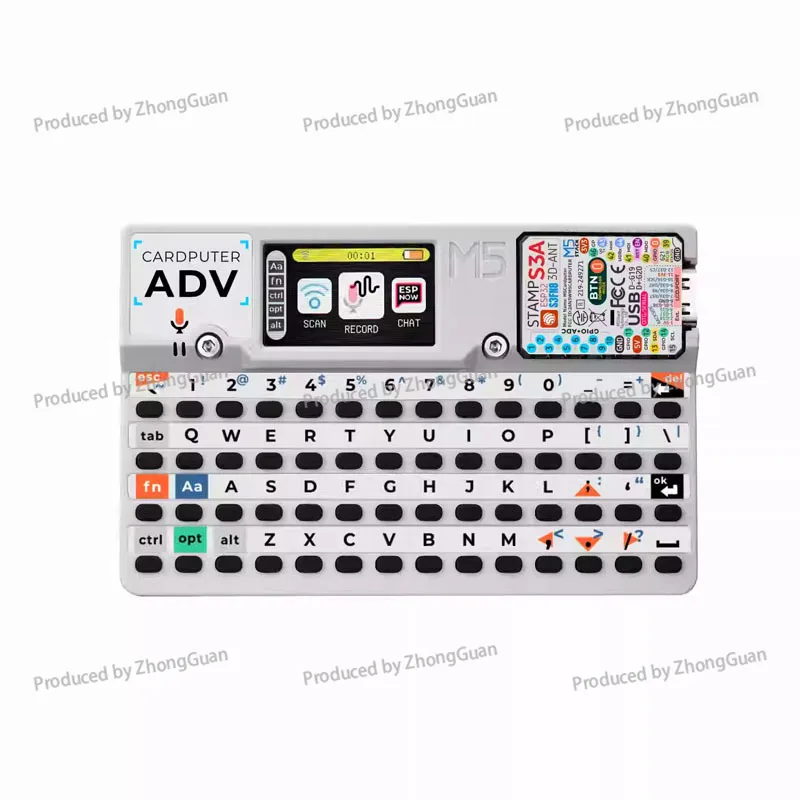 Official M5stack Cardputer Adv Card Computer 56-key Programmable Development Board Stamp-s3a