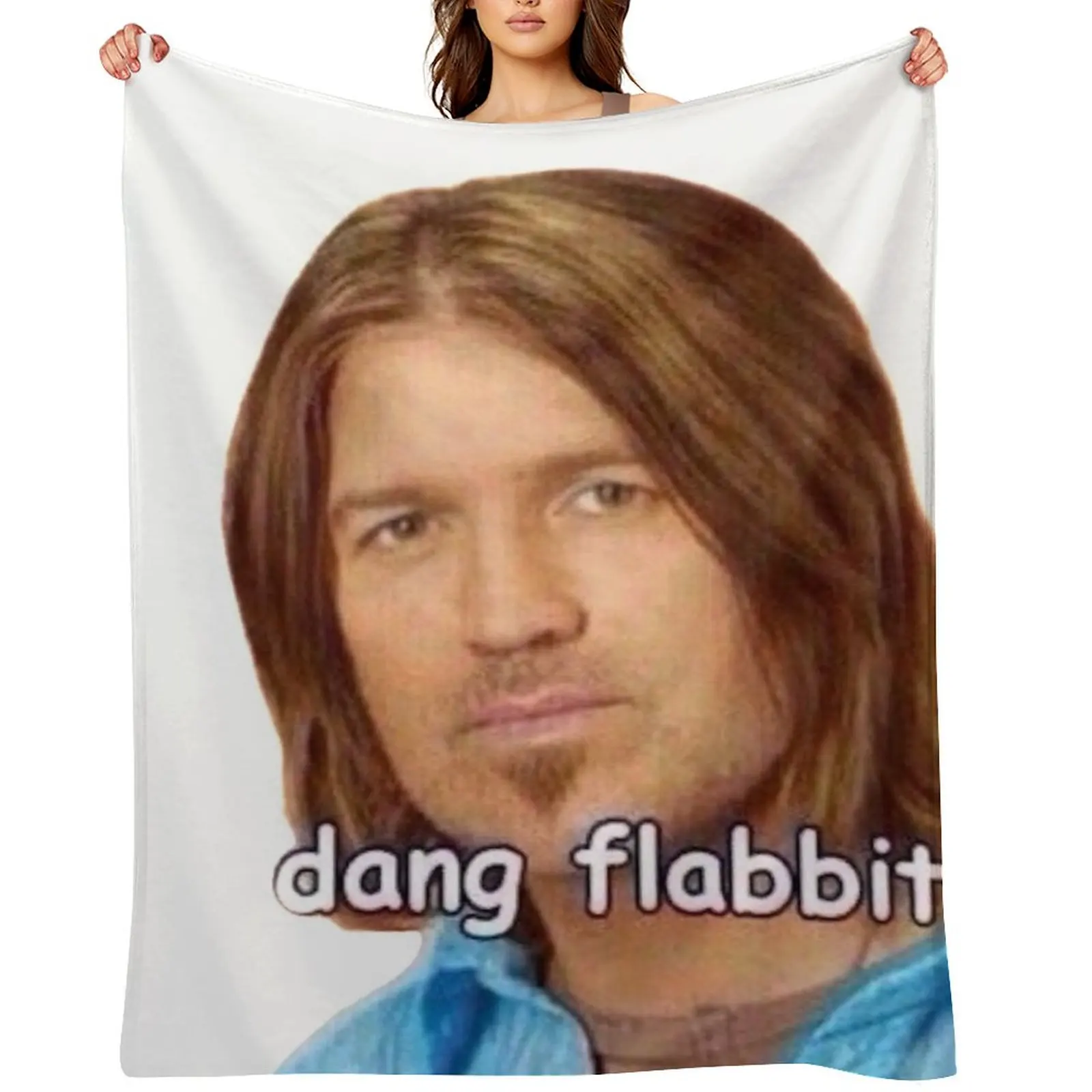 

Dang Flabbit Billy Ray Cyrus Sticker Throw Blanket Multi-Purpose Blankets For Baby Decoratives Thermal Blankets