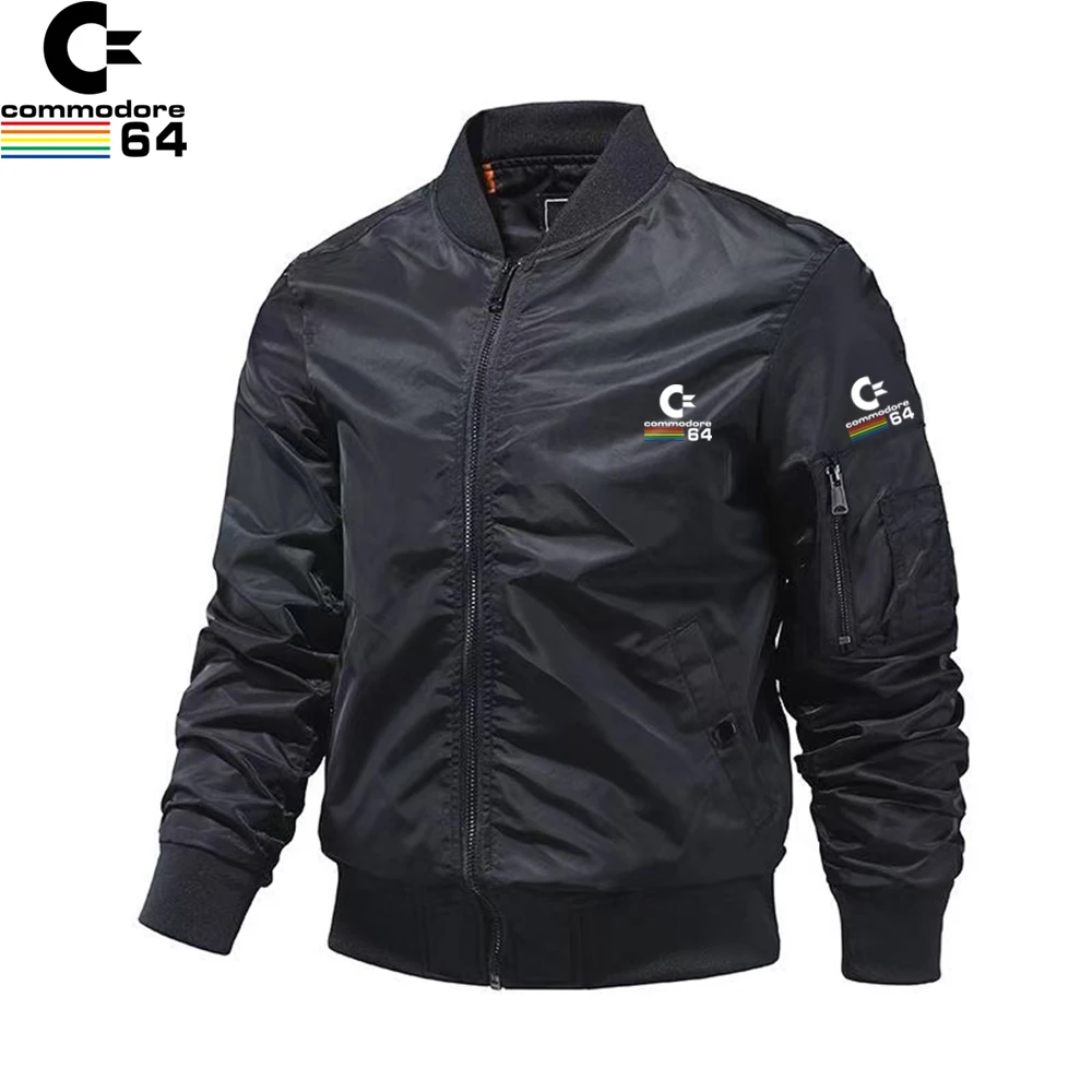 

Высококачественная мужская куртка-пилот, тонкая бейсбольная куртка, ветровка, куртка на молнии, модное пальто с несколькими карманами