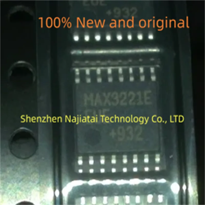 الأصلي MAX3221EEUE + T ، MAX3221EEUE ، MAX3221E ، TSSOP-16 IC رقاقة ، 10 قطعة/الوحدة ، 100% جديد