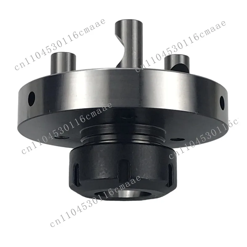 New Industrial Lathe Collet Chuck ER Steel Fixture with Taper Hole Clamping Mechanism for Machinery and Manufacturing Plants