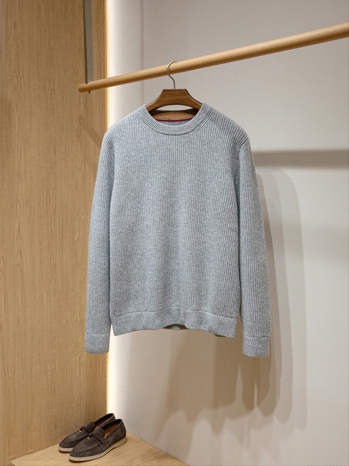 Thi Woolen Knitted Sweater for Men round Ne Casual Sle Warm Winter ential Long Sve Inner Wear by Boom Solo