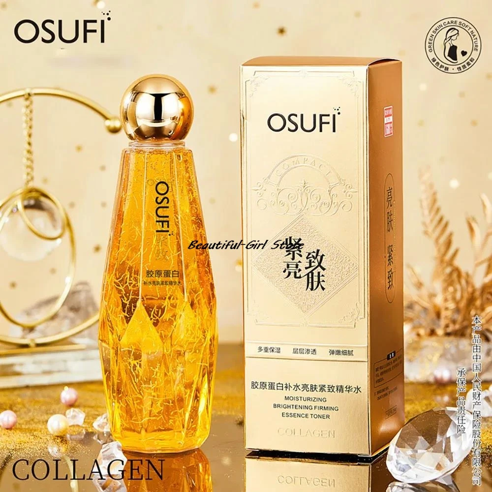 OSUFI Collagen Face Serum Anti Aging Smoothing Lines Facial Care Essence Moisturizing Whitening Serum Beauty Skin Care Products