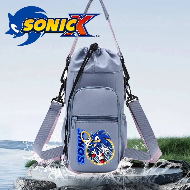 

Новая модная сумка-кроссбоди с персонажем аниме Соник: портативная сумка для хранения, универсальная повседневная сумка для активного отдыха и спорта