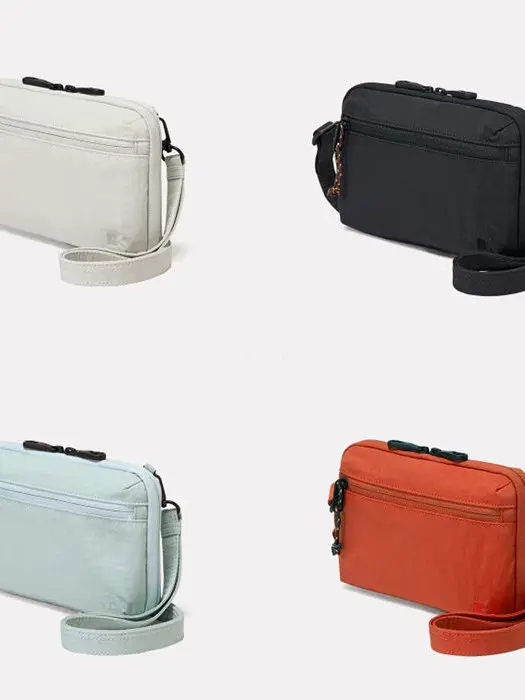 Branden Safe plus 2026 New Summer Passport Wallet Women's Crossbody Document Bag Small Square Bag Casual Pure Color Zipper