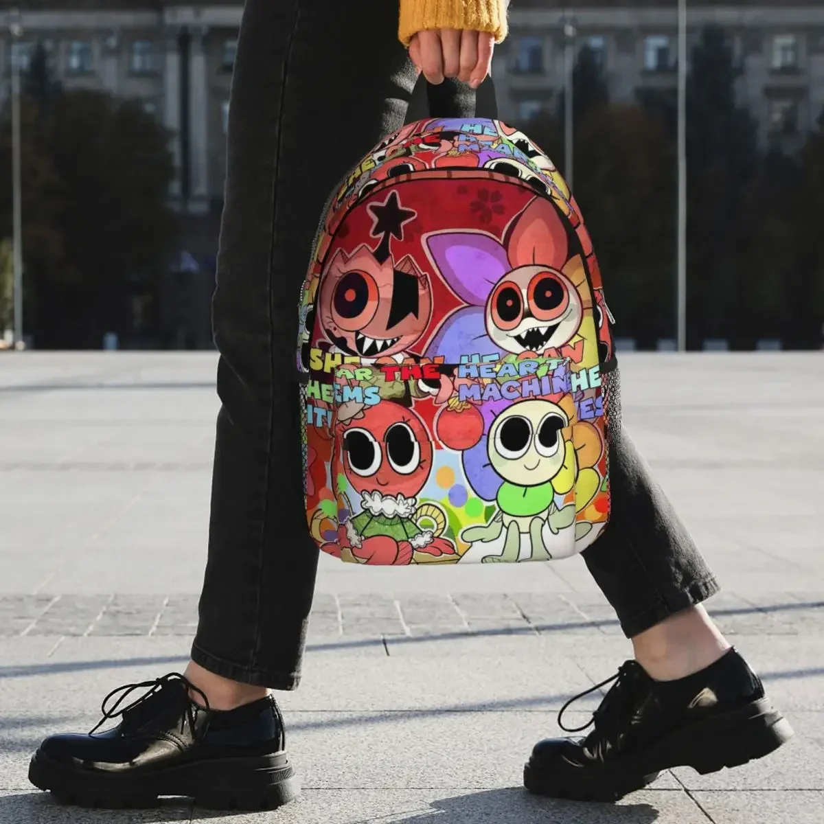 

Рюкзак Bobette And Dandy с героями мультфильмов Dandy's World, Лидер продаж, рюкзак для мальчиков и девочек, сумка для книг, сумки на плечо для мужчин, женщин, детей, школьная сумка