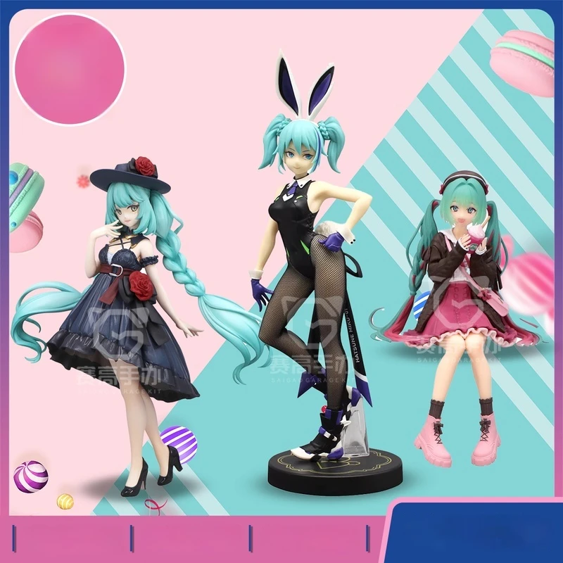 

Authentic FuRyu Vocaloid Autumn Gathering Violet Rabbit Girl Outfit Figure Collectible Anime Toy