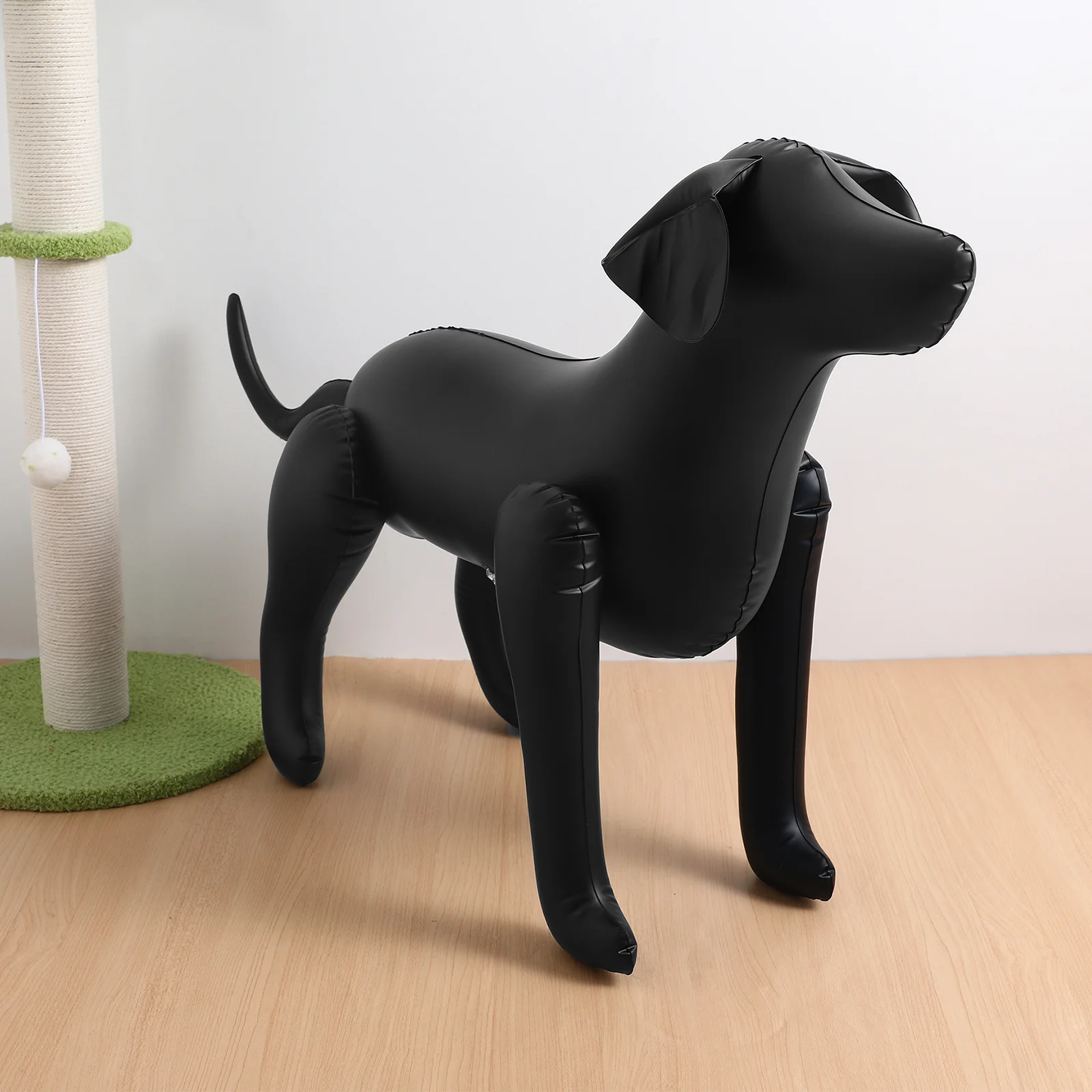 

Stand Inflatable Pet Puppy Standing Small Dog Mannequin Display for Clothes Clothing