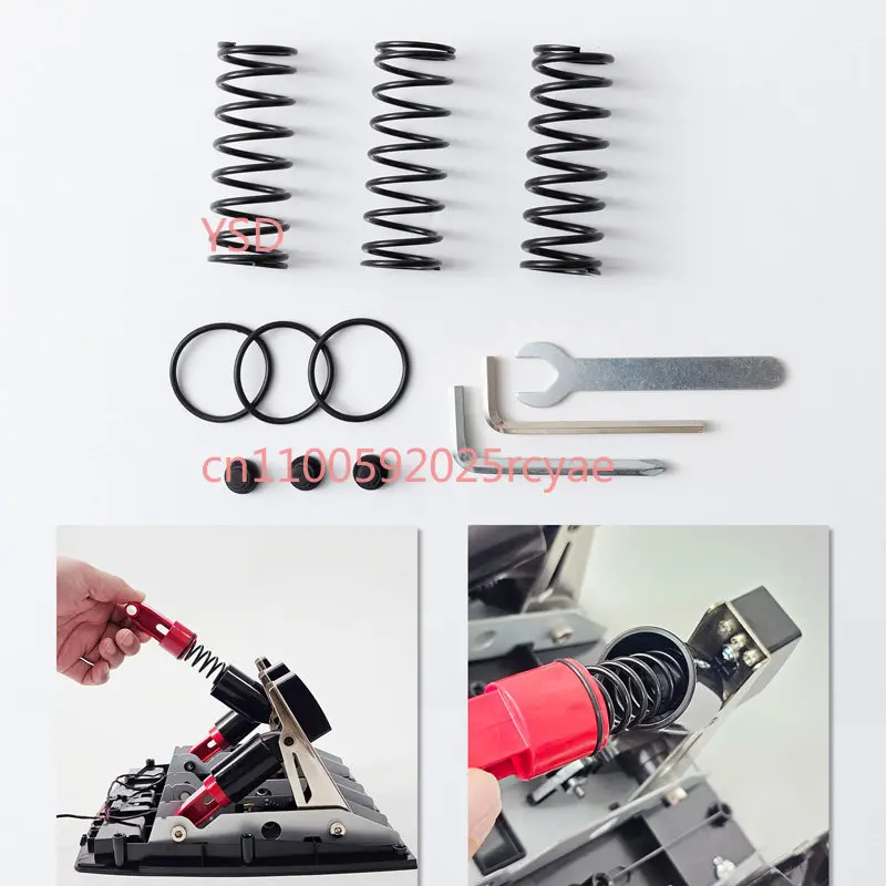 

Spring for Logitech Steering Wheel Pedal - Fit G25/G27/G29/G920/G923 Racing Modification Damper