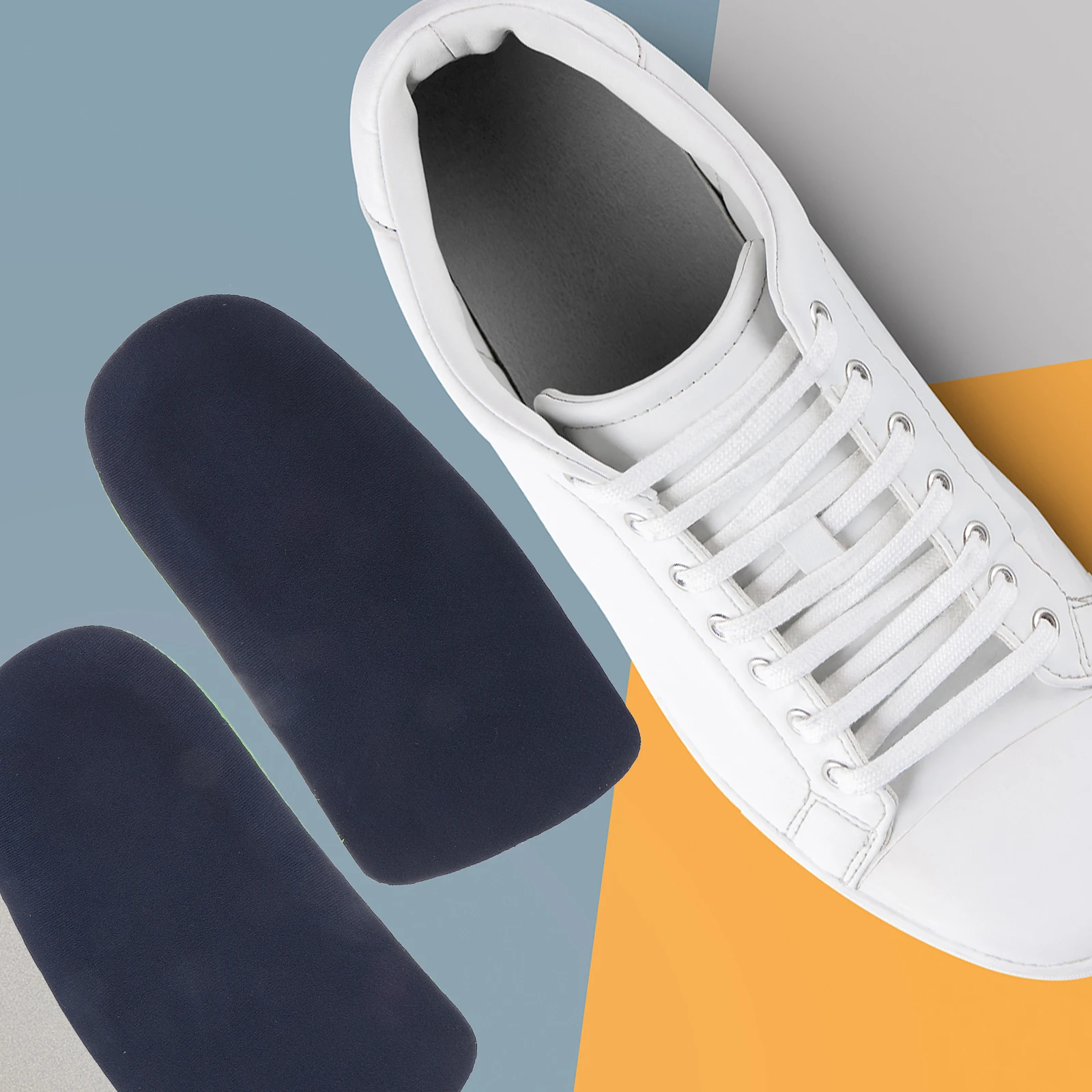 

Damping Insoles Arch Support Shoe Cushions Sports Foot Care Thin Green Blue Size L Outdoor Long Lasting Inserts For