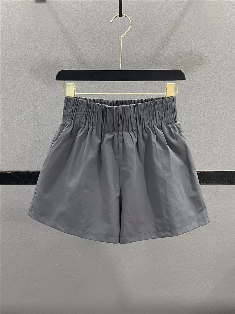

High Waist Floral Casual Shorts Women's Summer 2026 New Style Versatile Loose Slim A-Line Wide Leg Pants Hot Shorts
