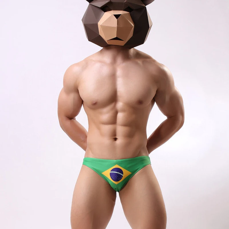 WD16 2025 جديد الشاطئ 3 أنماط مثير ضيق منخفضة الخصر الرجال ملابس السباحة البيكينيات الشاطئ بركة الرجال المايوه سروال سباحة الرجال السباحة ملخصات