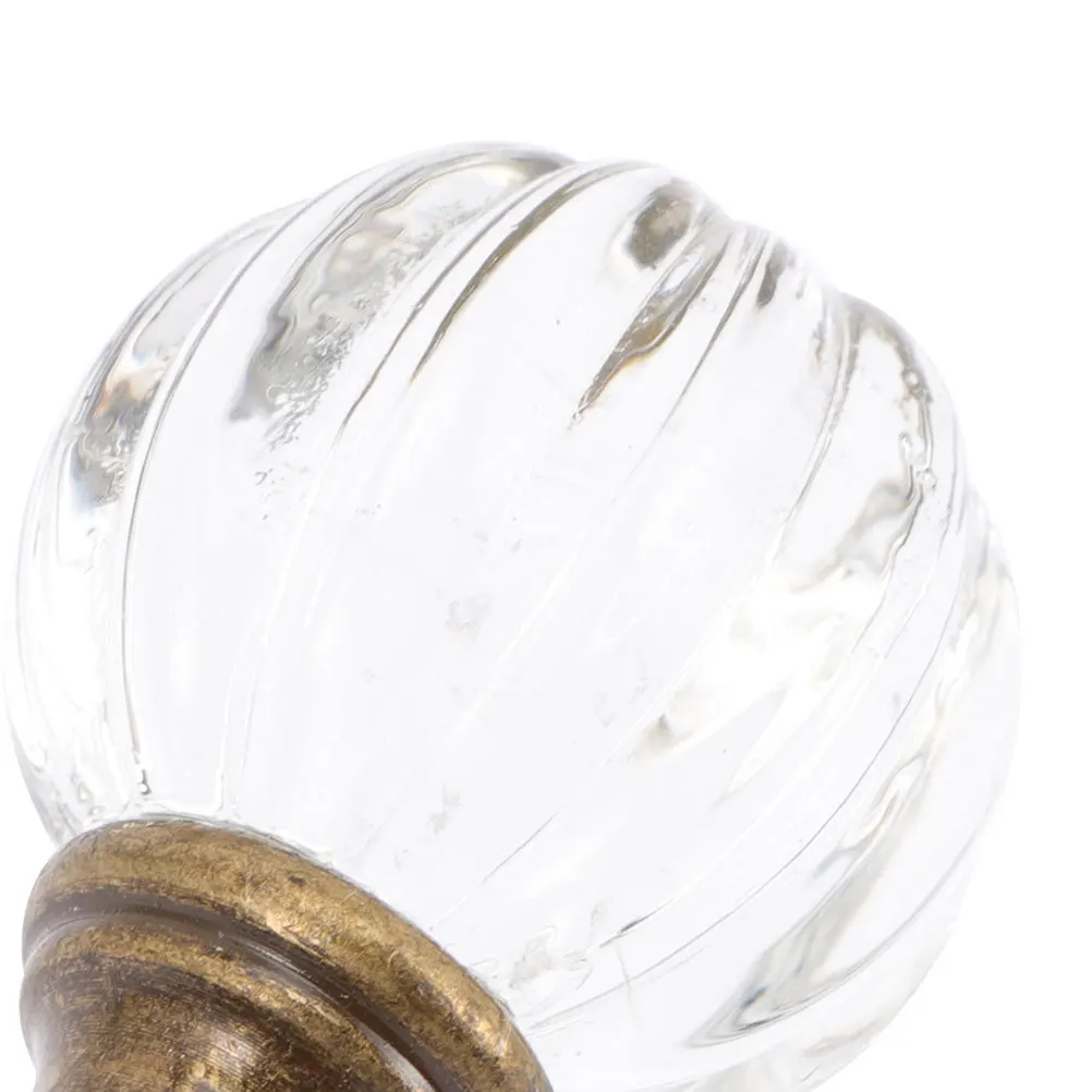 

2Pcs Wave Lamp Finials Decorative Ball Knob Solid Durable Metal Glass Lamp Shade Cap Elegant Decor Light Screw Caps