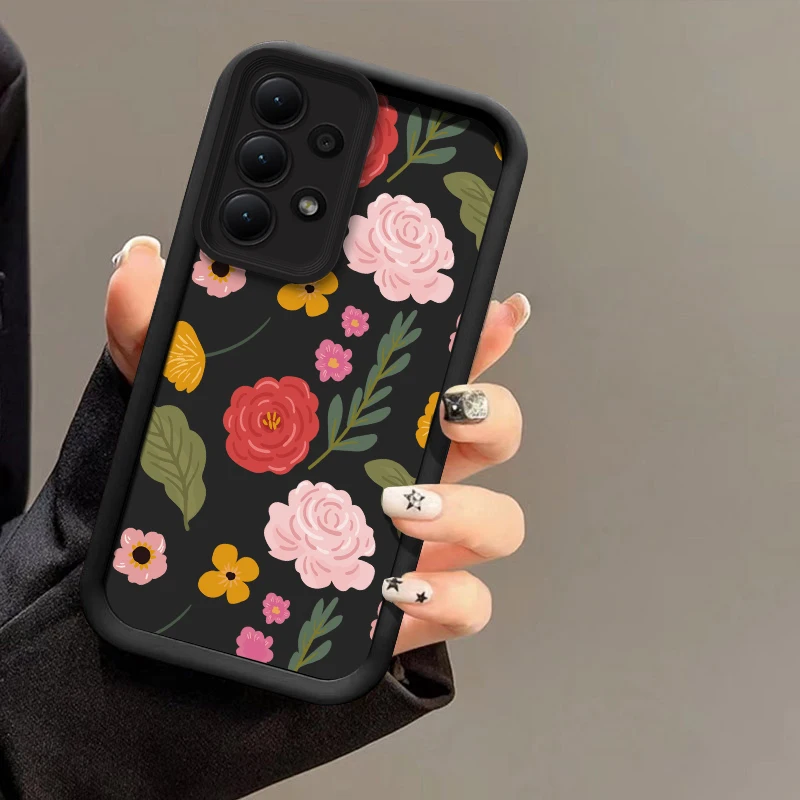 حافظة لهاتف سامسونج جالاكسي A07 A06 A51 A71 A05S A04E A03 Core A32 A22 غطاء مقاوم للصدمات من السيليكون الناعم غير اللامع