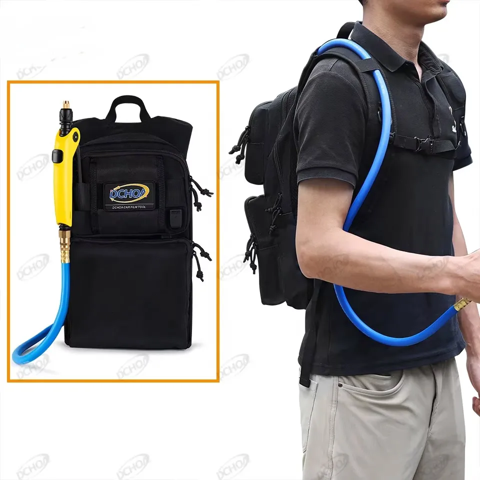 

DCHOA PPF Инструменты для установки на заказ Электрический распылитель воды Рюкзак для мойки автомобилей с регулируемой насадкой