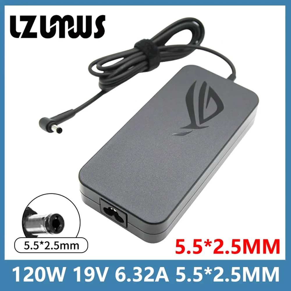 Адаптер для ноутбука 120W 19V 6.32A 5.5*2.5MM, блок питания для ASUS TOSHIBA ACER N550 K53 N750 N500 N56V N53S G50 N55 ADP-120RH