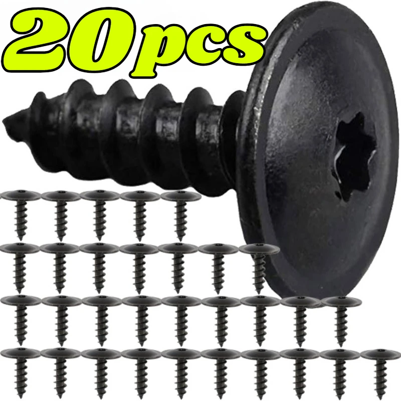 Car Undertray Screw Front Engine Guard Retainer Clip for VW Wheel Arch Bumper Fastener Heavy Duty Rivet Panel Mounting Auto Part