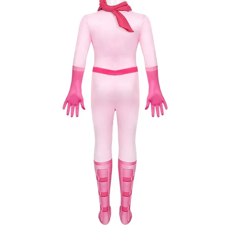Bear House Movie Princess Peach Cosplay Zenti Polyester Zentai Party Jumpsuit Halloween Costume Women Girls 2025 PPT01..