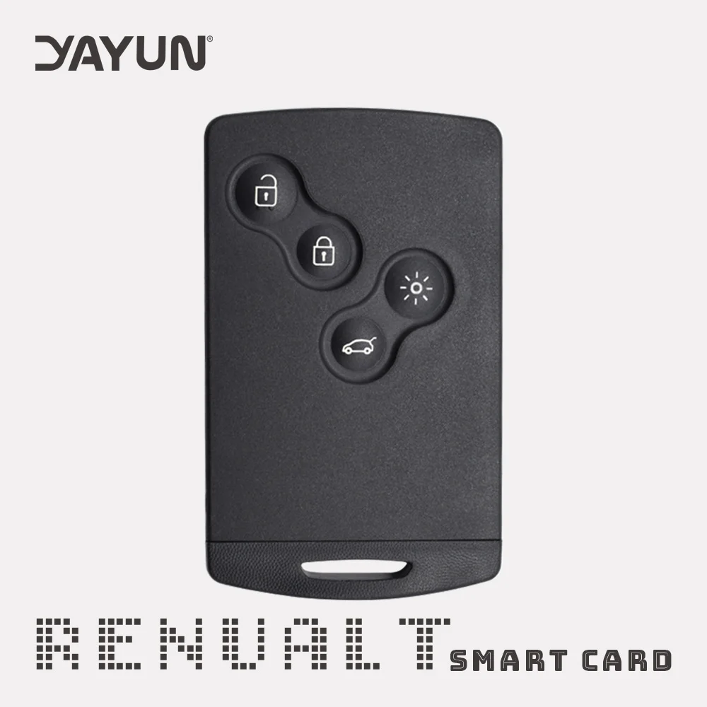 

YAYUN ForRenault Remote Car Key Fob Case Megane II Scenic II Grand Scenic 2003-2008 3 Buttons PCF7947 Chip Smart Key