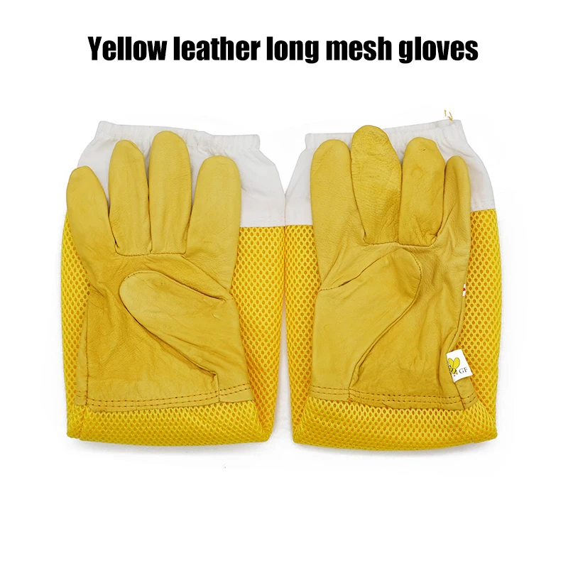 Beekeeper Gloves Protective Sleeves Professional Anti Bee for Apiculture Beekeeper Prevent Beehive Tools Stab Resistant Gloves