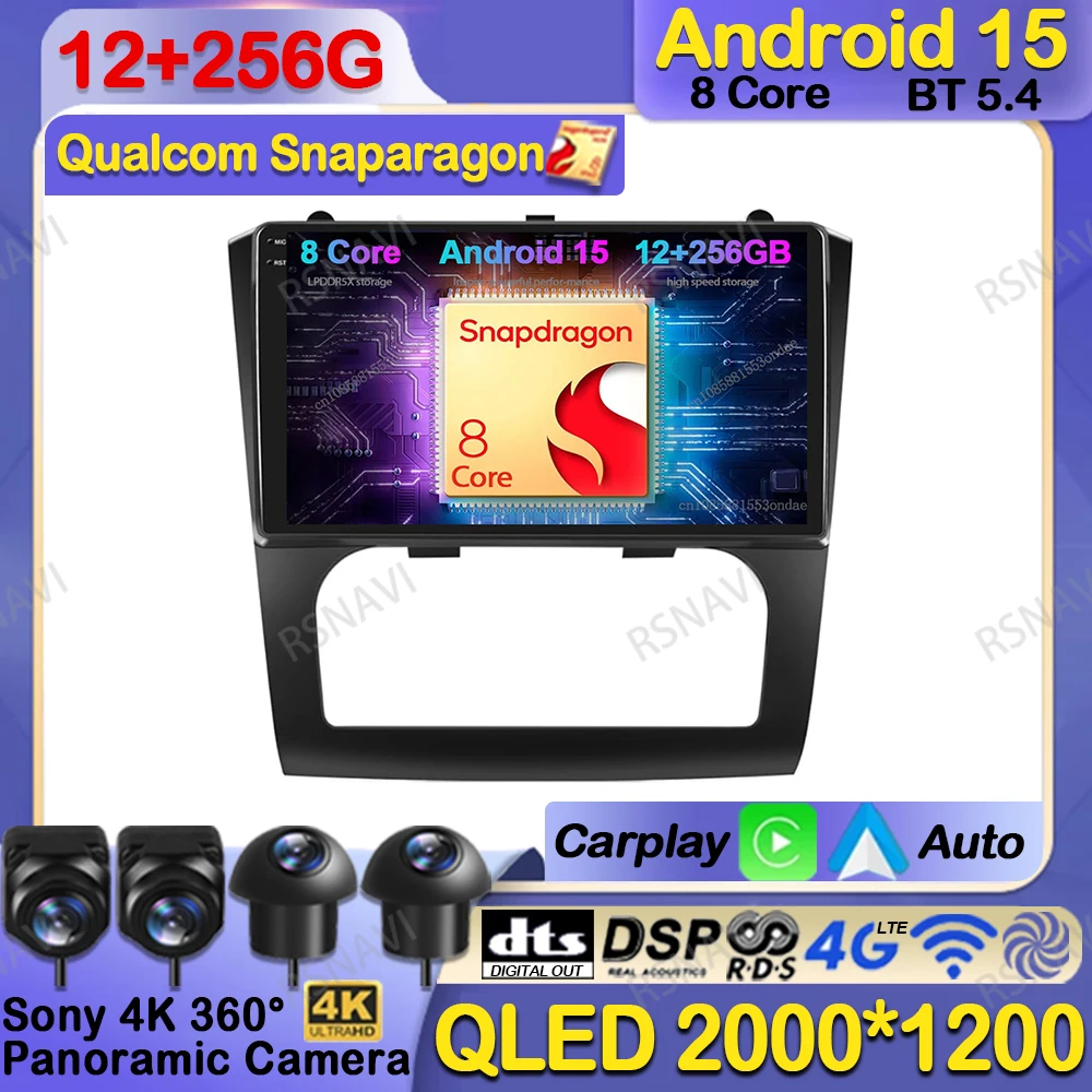 

Car Radio Android 15 For Nissan Altima Teana 2008-2012 Wireless Carplay Auto 5G WIFI GPS Qualcomm DVD Stereo Viedo Player QLED