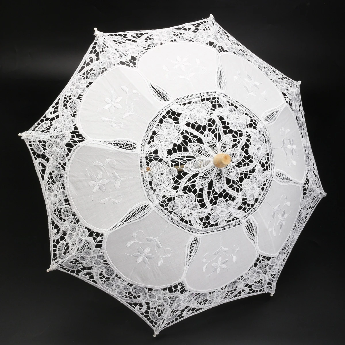 

1PCS Beautiful Lace Parasol Flower Girls Bridal Wedding Party Sun Umbrella Photography Prop