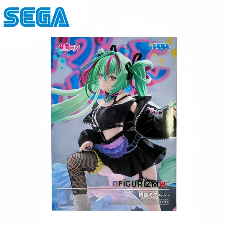 figurine-de-collection-sega-hatsune-miku-punk-ver-vocaloid-en-stock-boite-d'origine-modele-garage-kit-figurizm-personnages-d'anime