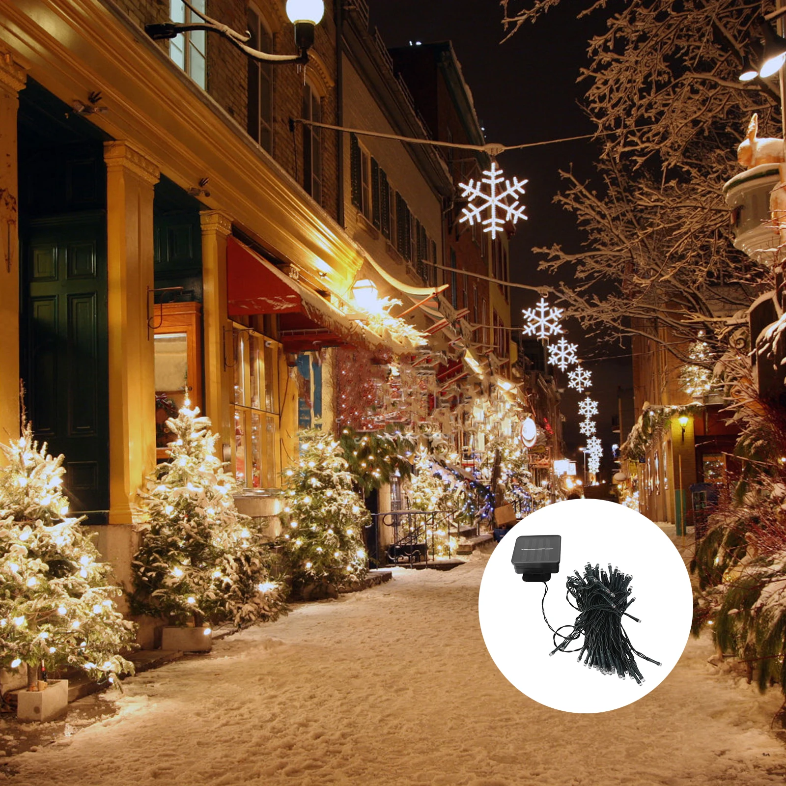 

10M 100LED Waterproof Solar String Lights No Wiring Needed for Garden Tree Patio Wedding Christmas Fairy Light Decor