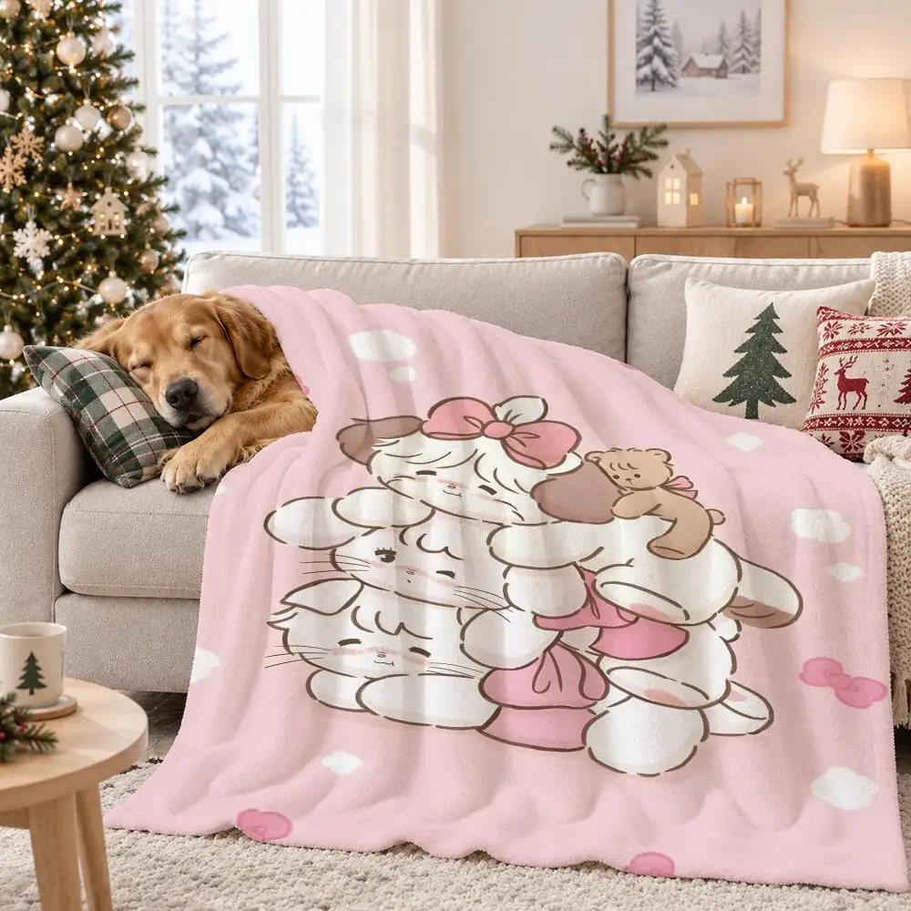 Character Mikko Throw Pet Flannel Blanket Throw Blanket for Living Room Bedroom Bed Sofa Picnic Cover kids