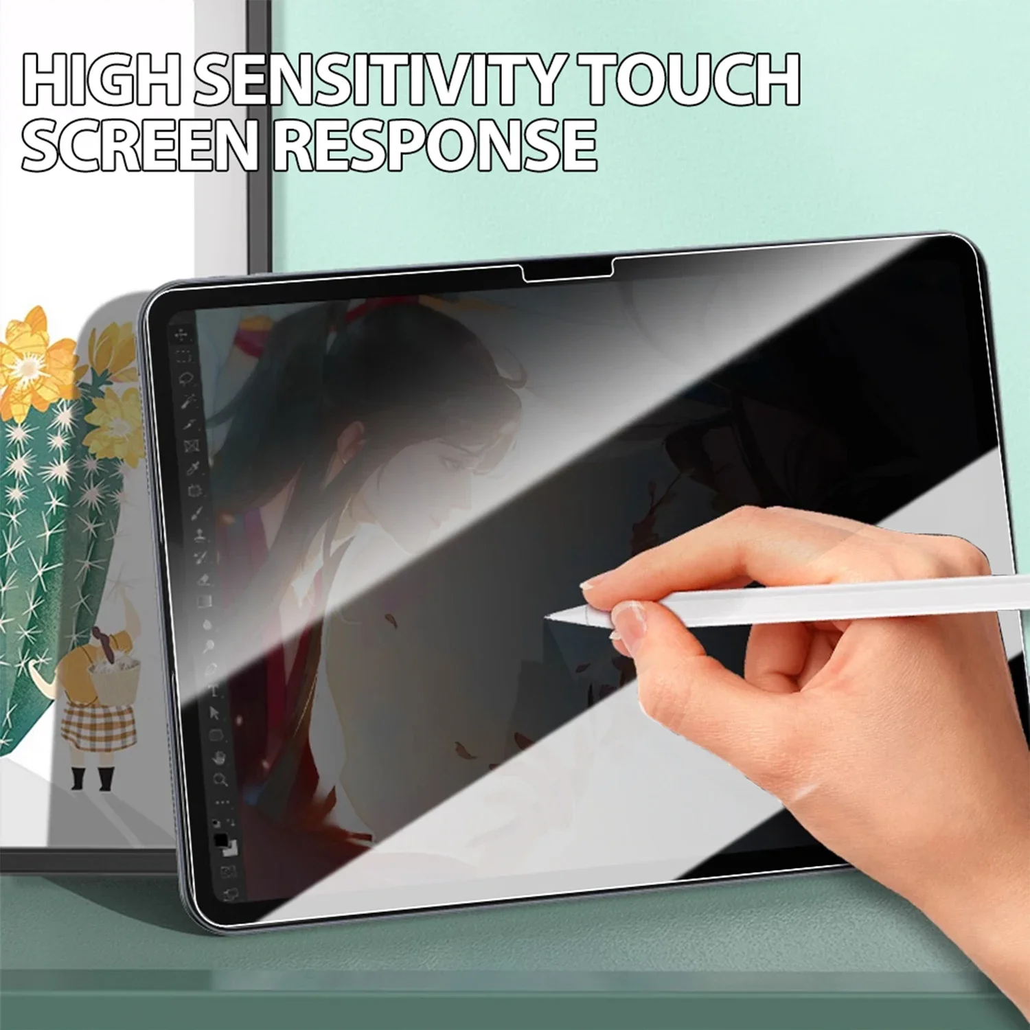 واقي للشاشة هيدروجيل فيلم لجهاز IPad A16 2025 IPad Air6 11/13 بوصة HD واضح مضاد للخدش لينة بولي يوريثان هيدروجيل أفلام لباد 2025