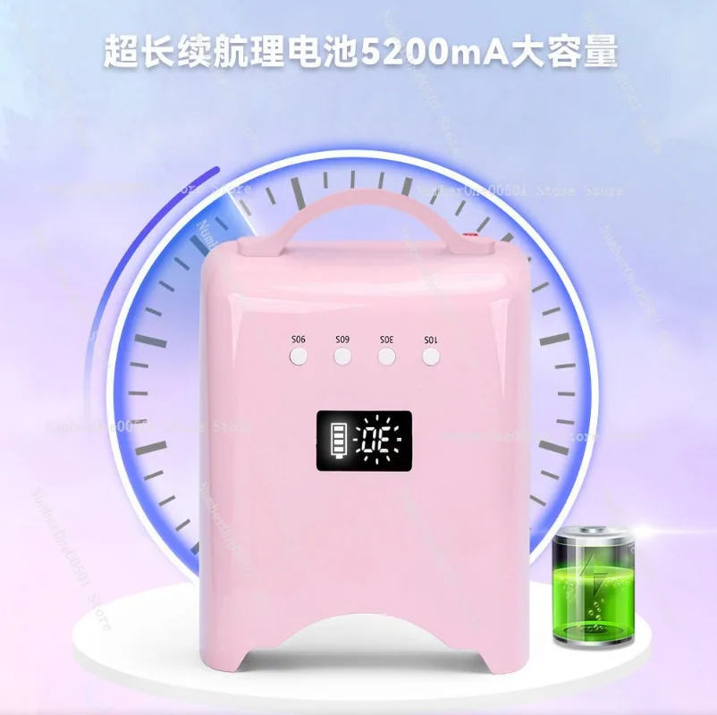 

Профессиональная лампа для маникюра для салонов: без почернения кожи рук, быстрая сушка, умный датчик, высокая мощность