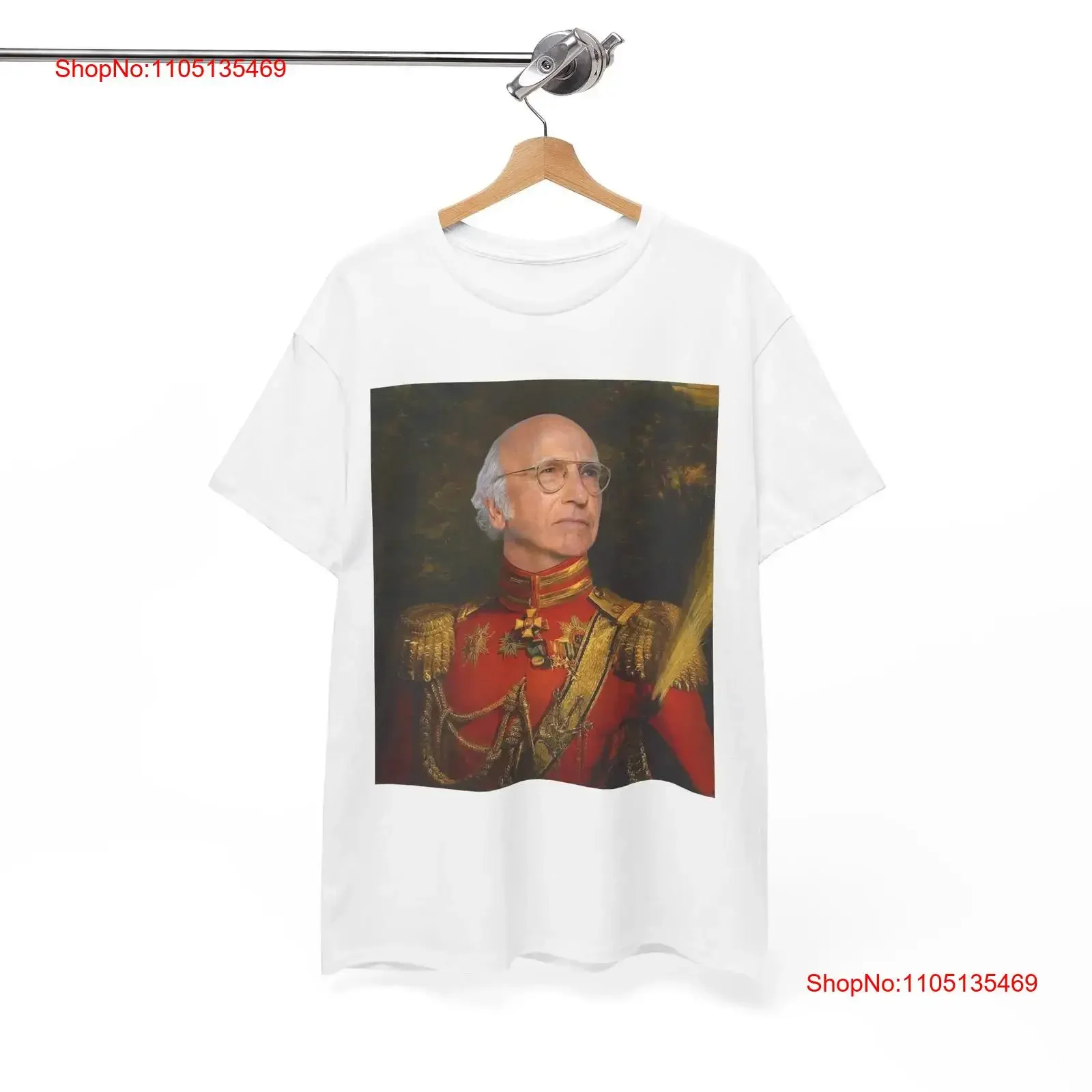 Larry David King Painting T shirt Comedy Funny Seinfeld Heavy Cotton vintage Washed Comfortable fashion streetwear graphic