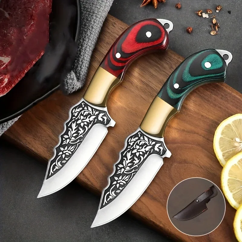 

Exquisite cutting knife, multi-functional sharp high hardness barbecue camping small kitchen knife, home portable fruit knife