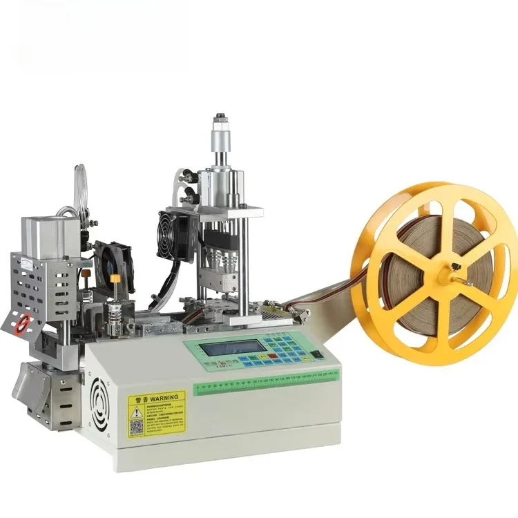DW-988L/H Automatic Hot and Cold Satin Ribbon Cutter Pvc Electrical Electric Tape Cutting Machine
