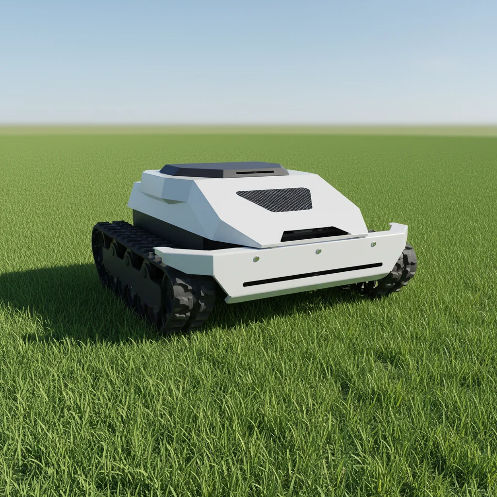 

Customize Crawler Remote Lawn Mower Stable Running On Complex Rough Terrain