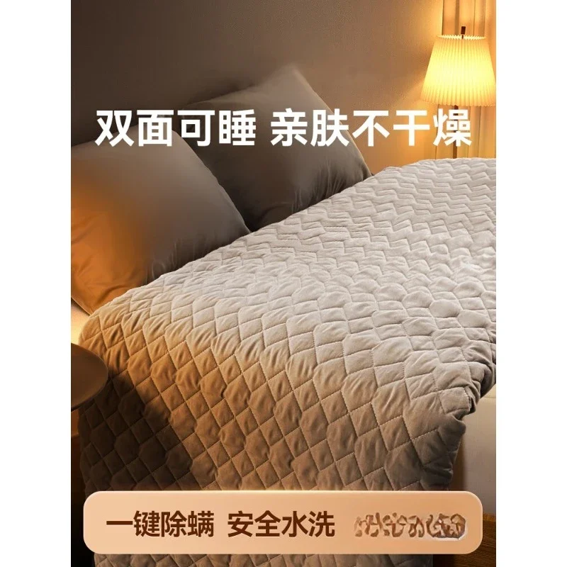 Electric blanket single warm pad double control temperature control switch can be washed and mite removal electric mattress