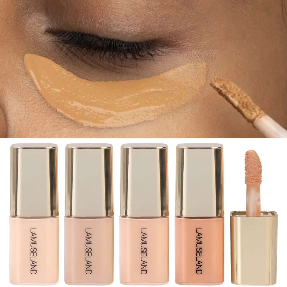 Mini Liquid Concealer Cream Skin Corrector Dark Circles Concealer Lasting High Coverage Concealer Under The Eyes Cosmetic Makeup