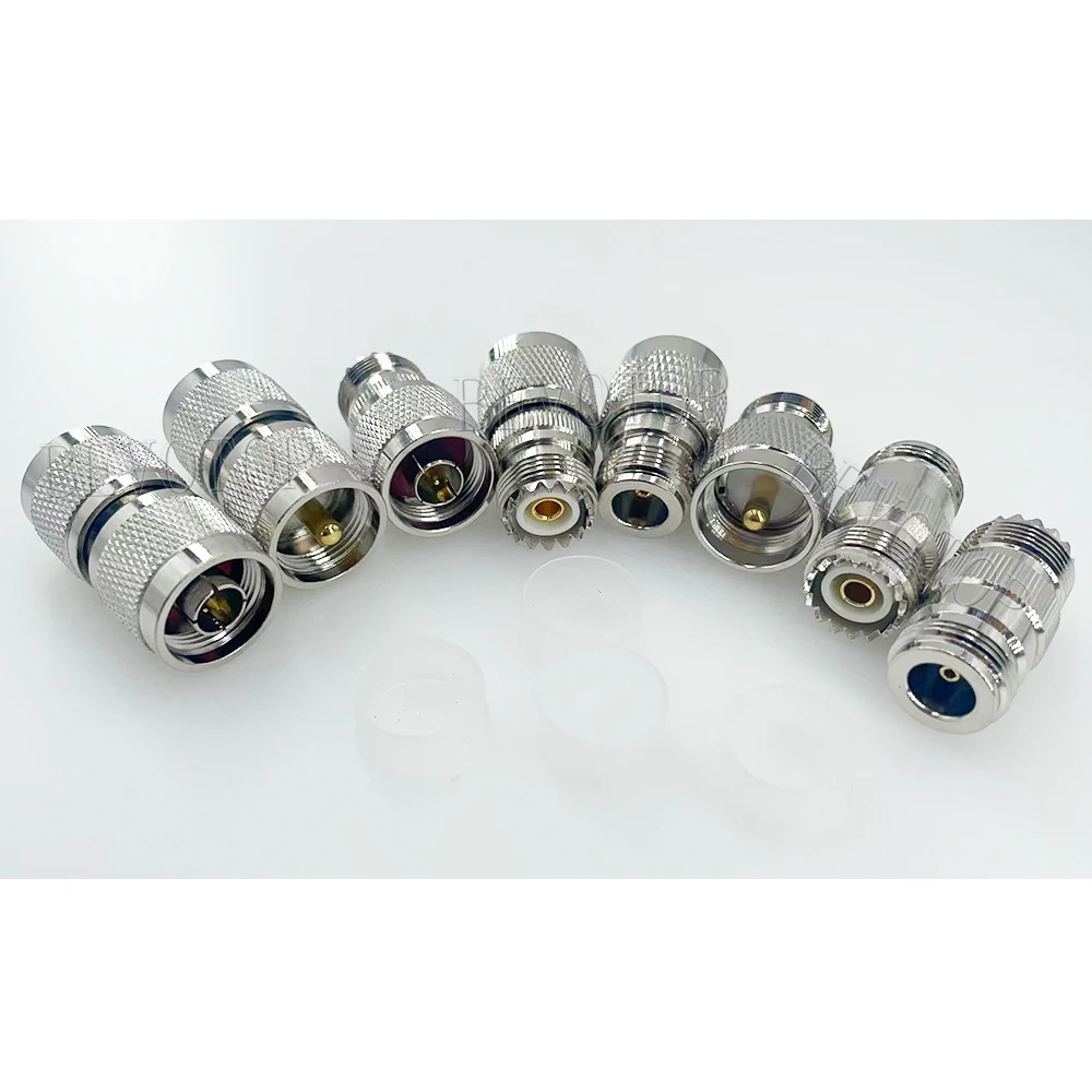 1Pcs L16 N Type Male Female to UHF PL-259 SO239 Male Female Adapter RF Coaxial Copper Connector 50Ohm