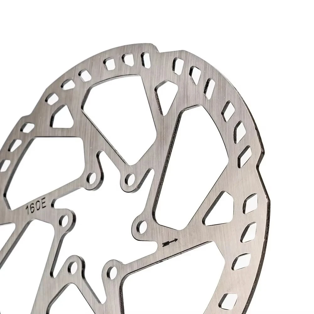 MTB E-Bike 2.3mm Disc Brake Rotor Thicken 140mm160mm 180mm 203mm 220mm H23 Super Rigidity 6 Bolt Stainless Steel Bike VS HS2 2mm image 5
