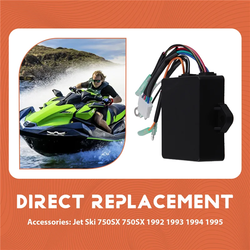CDI Ignitor Box For Kawasaki Jet Ski 750SX 750 SX 1992 1993 1994 1995 21119-3732 21119-3733-N25R