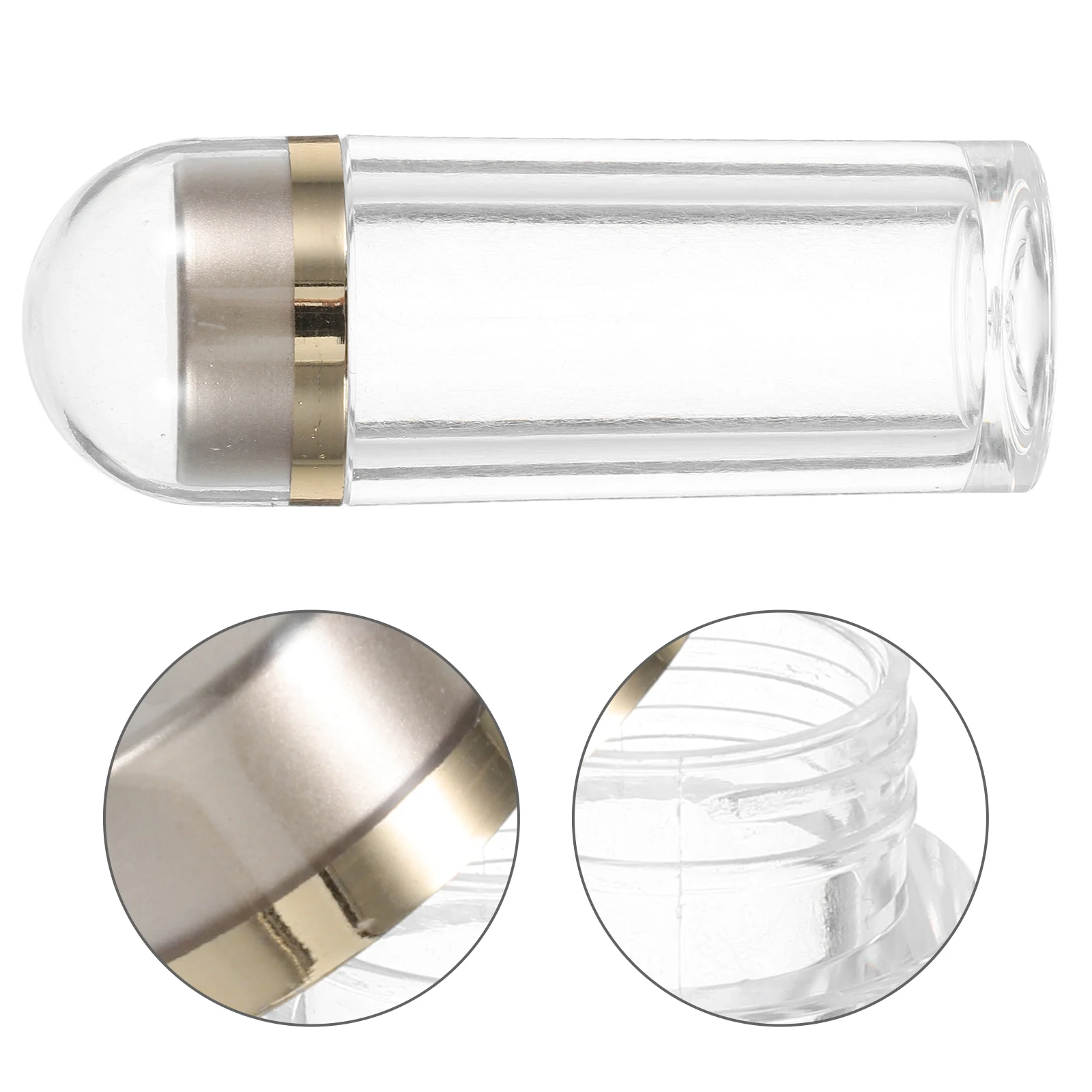 

4pcs Plastic C y Bottles Mini Small Transparent Pill Container Capsule Travel Liquid Medicine Samples Storage Vials