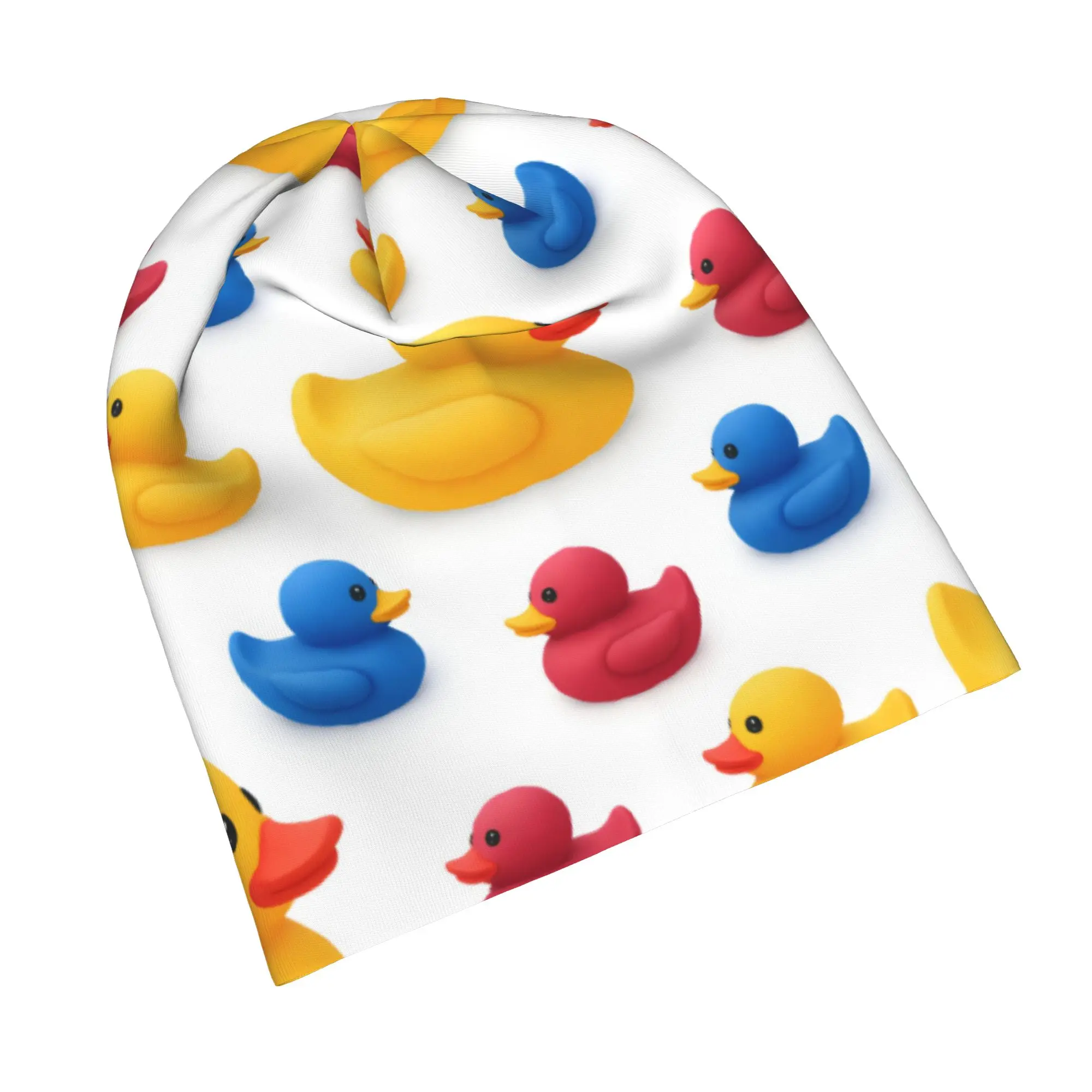 cartoon yellow duck Beanie Cap for Men Women Streetwear  Cooling Skull Cap Sweat Wicking for Climbing
