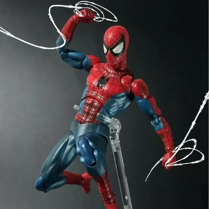 ألعاب Ct الجديدة Spider-Man Mafex 075 - The Amazing Spider-Man Comic Ver. – هدية نموذج لجسم الرسوم المتحركة