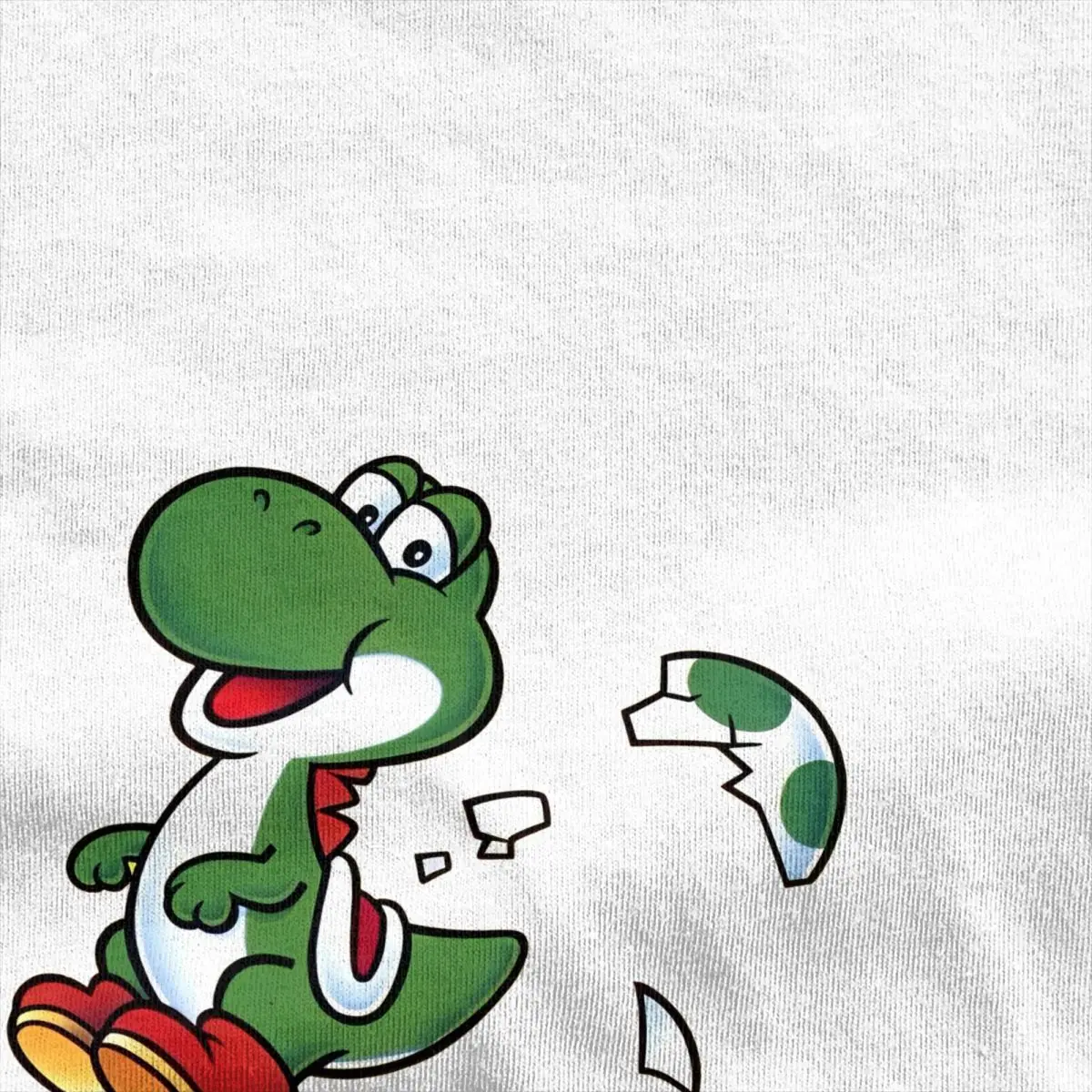 Men's T-Shirt Yoshi Cartoon M-marioes T Shirts Hippie Summer Tees Awesome Casual Pure Cotton Tops Plus Size