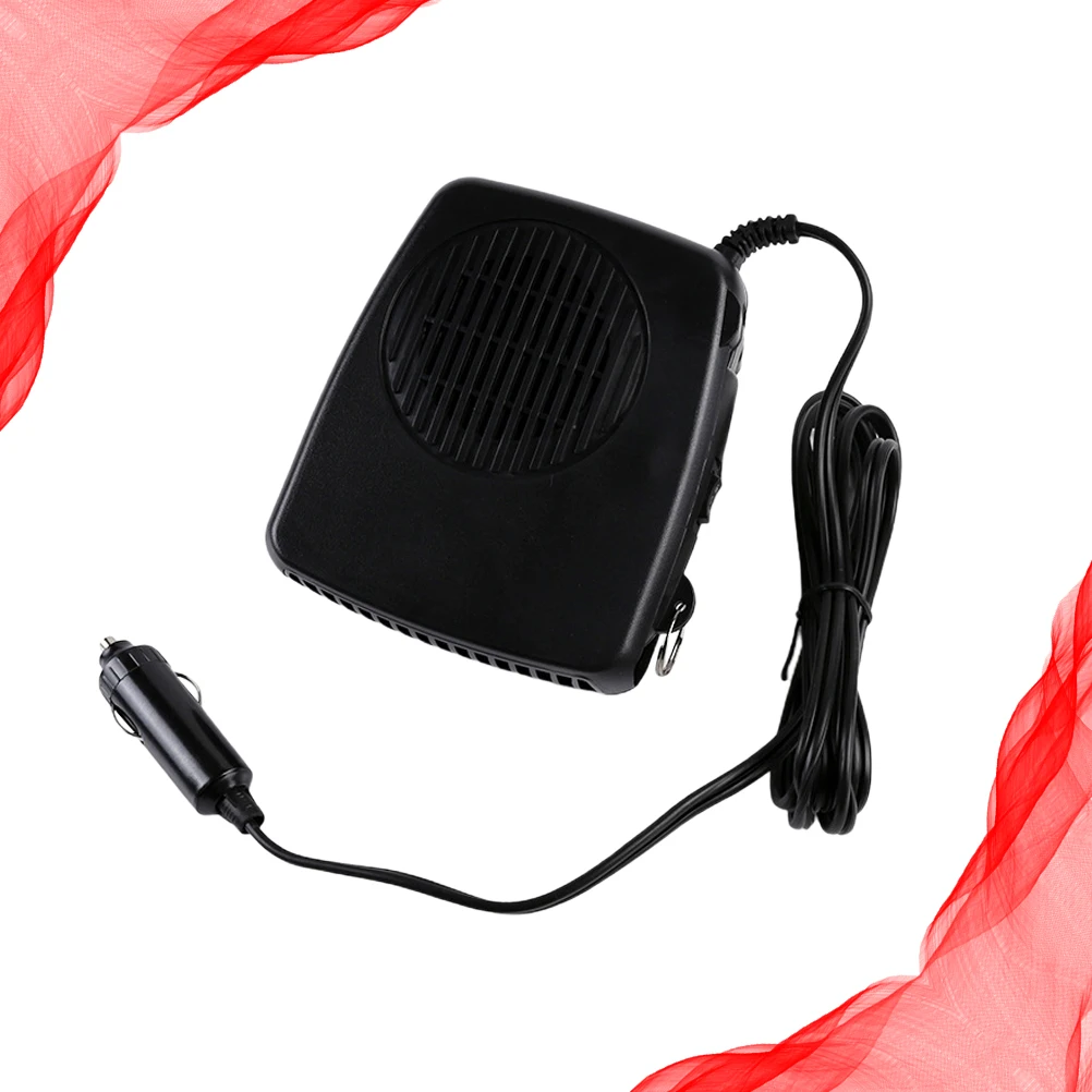 

Car Vehicle 12V Defroster Heater Portable Car Heater Warmer Snow Defogger Anti- Driving Cleaner (Black)