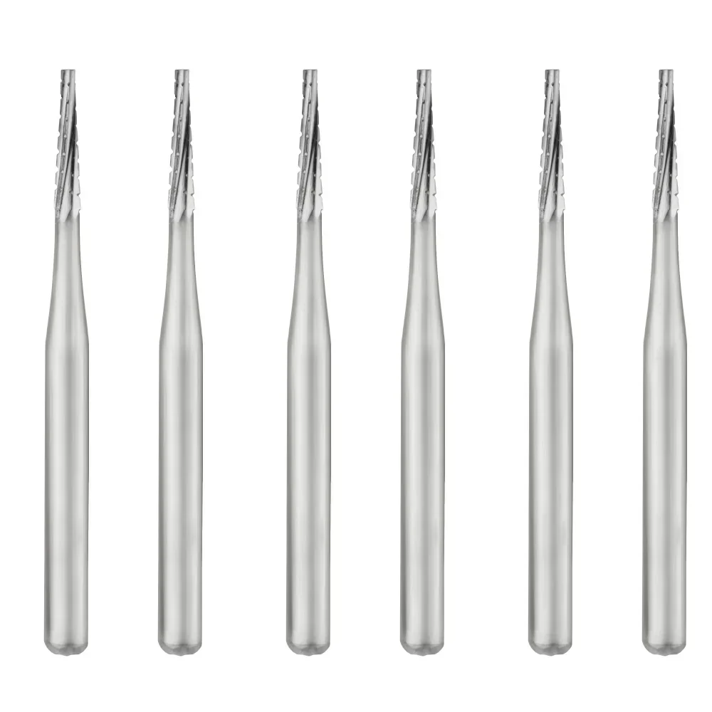 Dental Carbide Burs FG700 FG701 FG702 6pcs/box FG 1.6mm Surgical Endodontic Tungsten Burs Bone Cutters Drill Dental Tools