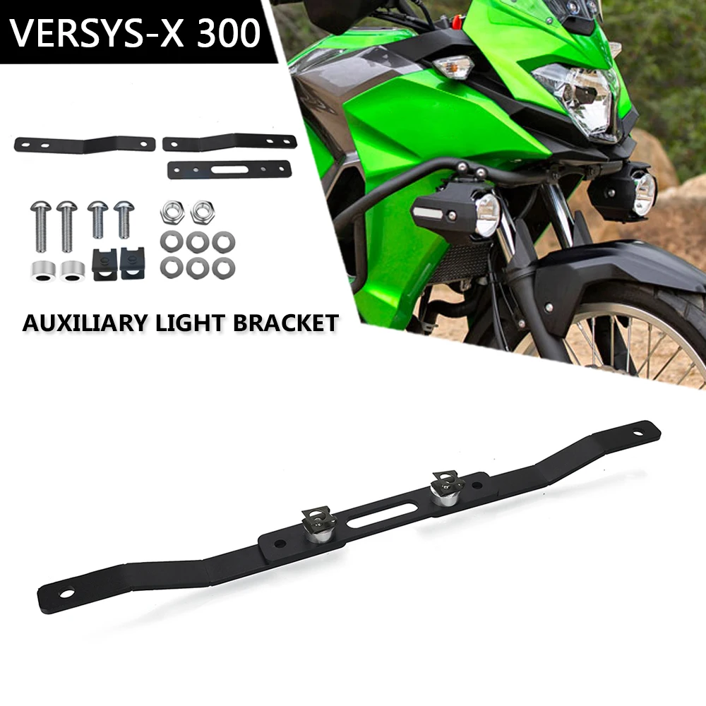 

For Kawasaki Versys-X 300 2017-2024 VERSYS-X300 X300 Motorcycle Auxiliary Lights LED Lights Mounting Bracket Fog Lights Brackets