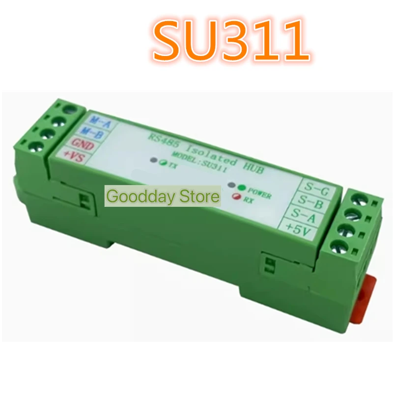 SU311 isolator RS485 bus photoelectric isolator hub HUB one in one out relay signal isolation anti-interference