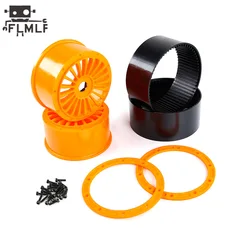 FLMLF Rc Car Tire Wheel Hub or Beadlock Ring Kit for 1/5 Scale Rofun Rovan F5 Truck MCD XS-5 RR5 Truck Rc Car Parts